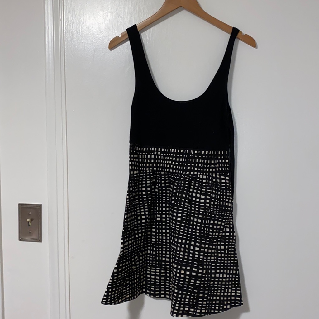 Black And White Theory Dress